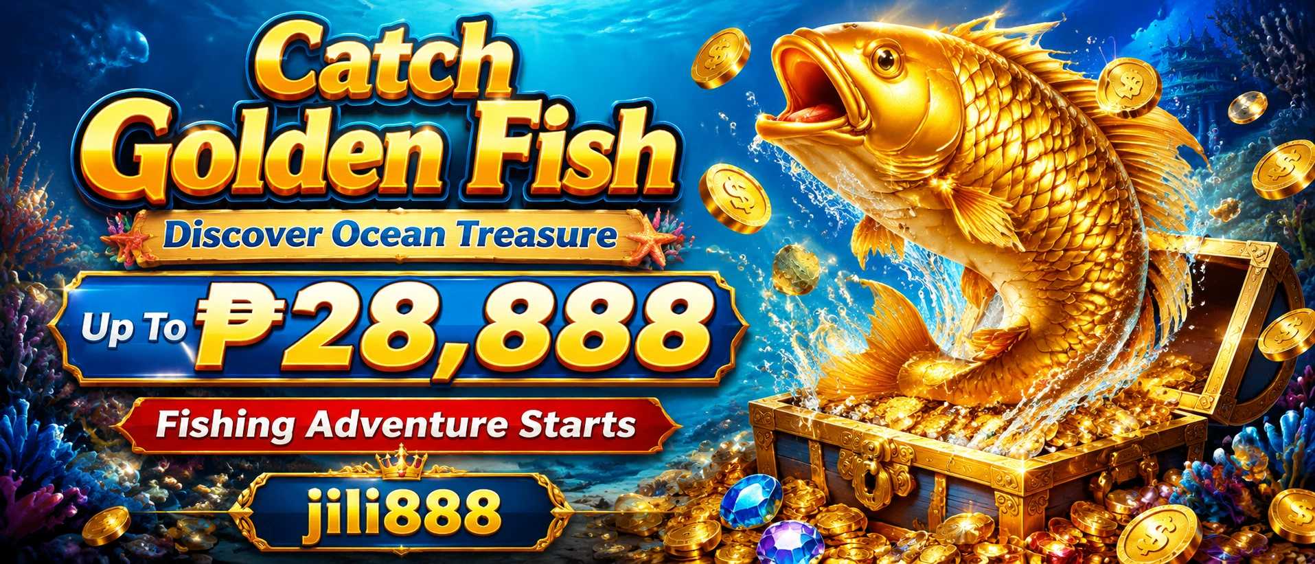 Fishing game visual on jili888.win