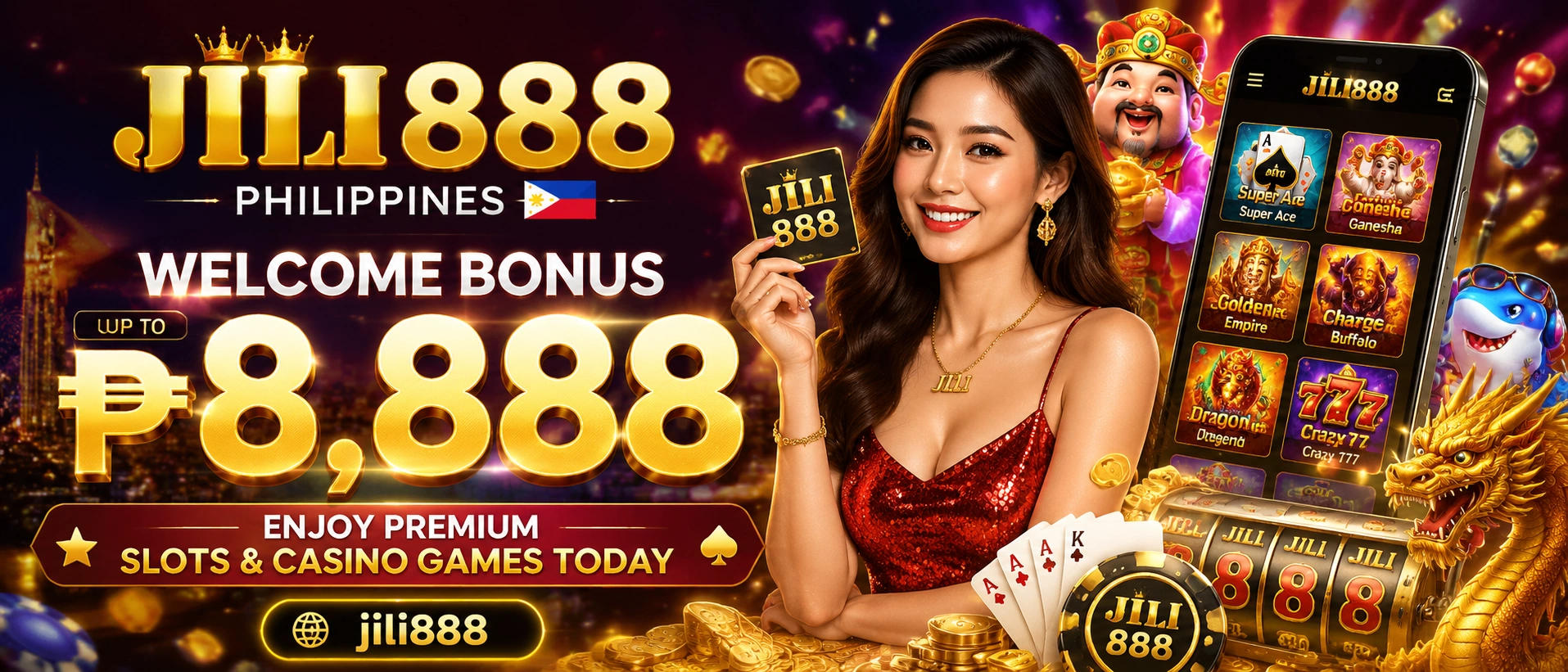 jili888 Casino Philippines Philippines hero banner