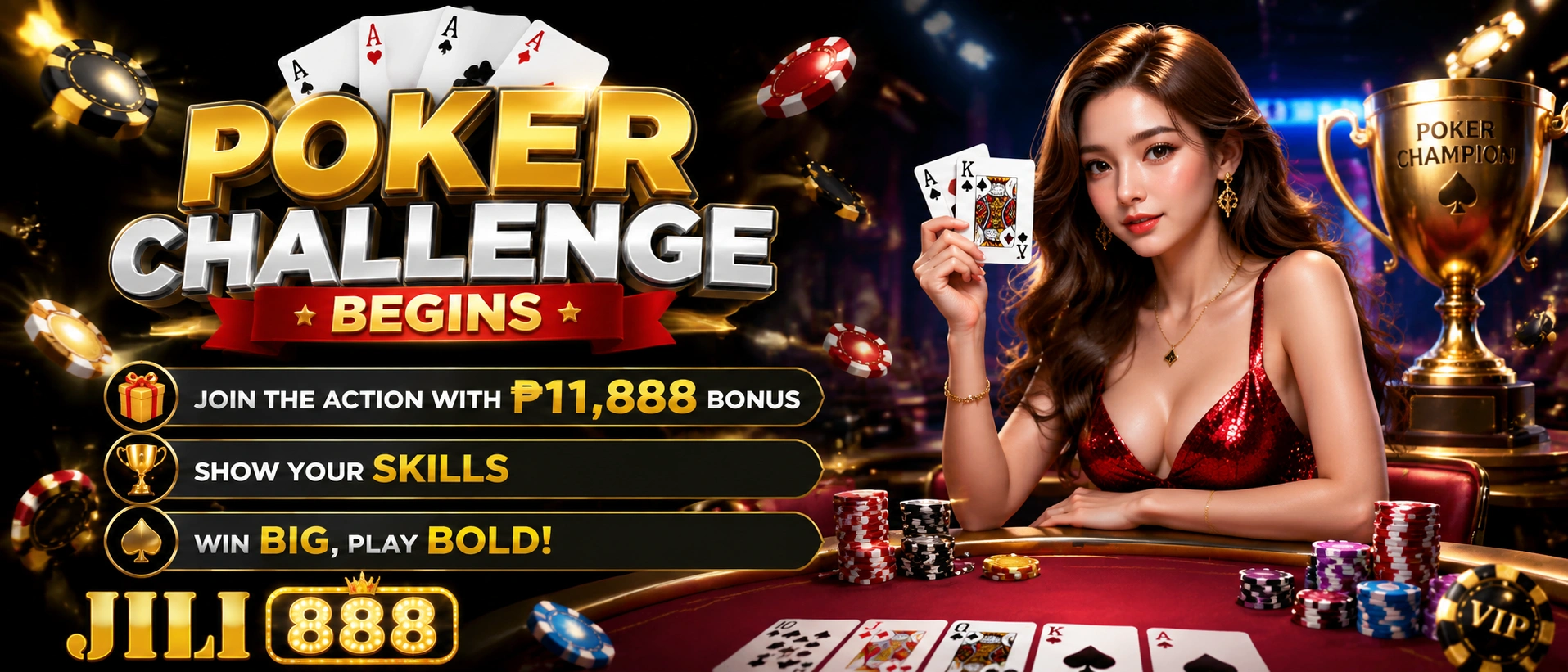 Poker cash table visual
