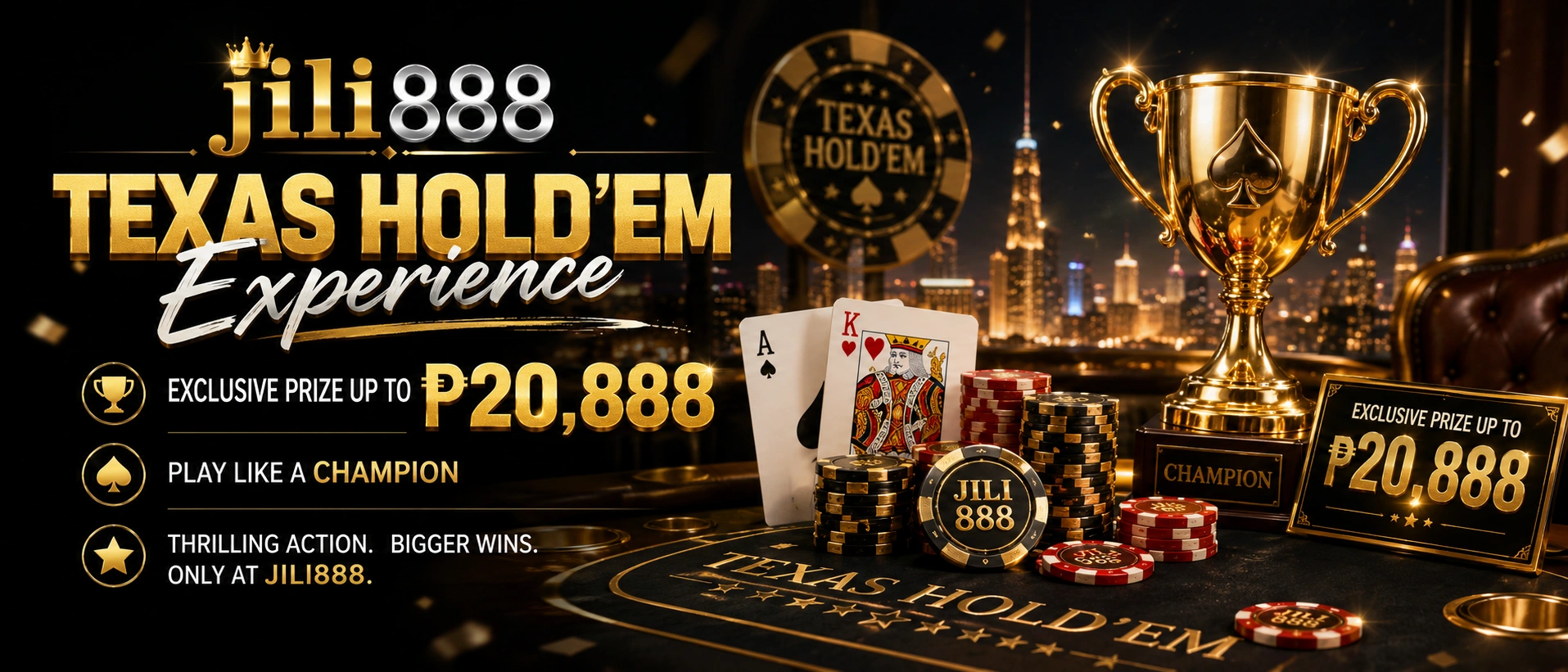 Poker tournament room visual
